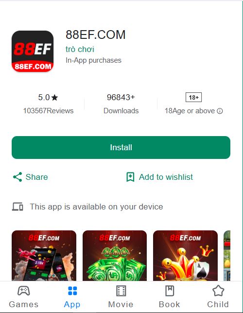 88EF Game Download